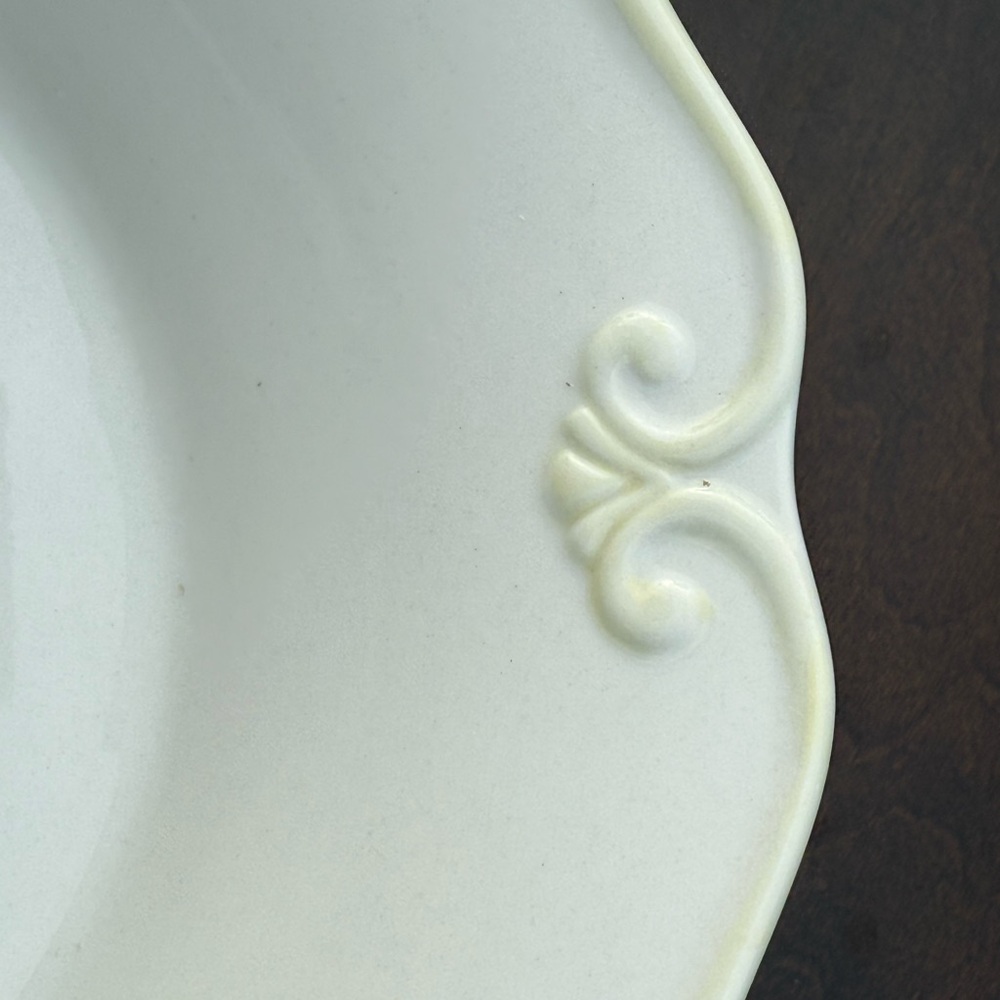 NEW Princess House Ivory Pavillion 9” Pasta Bowl Set - Picture 8 of 10